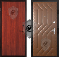 Стальная дверь “Ламинат + Винил (дутая)”