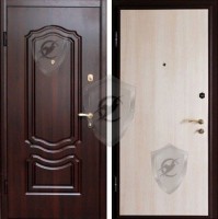 Металлическая дверь “МДФ + Ламинат”